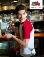 Maglietta baseball maniche a contrasto bianco-rosso