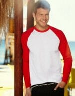 T-shirt uomo baseball maniche lunghe