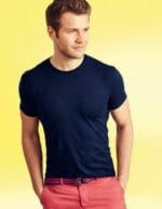 Stampa magliette aderente personalizzata blu notte