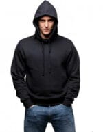 Felpa nera made in italy