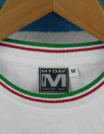 T-shirt personalizzata con bordino tricolore