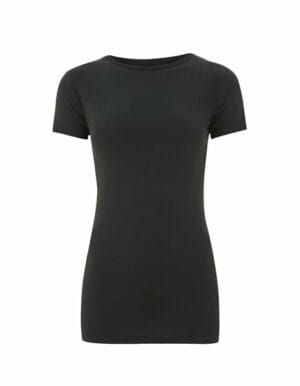 Personalizza t-shirt bio donna colore grigio carbone