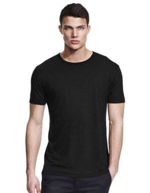 Personalizza maglietta in bamboo nera per uomo