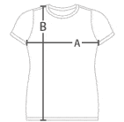 Schema Taglie Maglietta Ringer Bio Donna