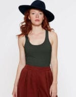 Personalizza canotta bio grigio scuro melange