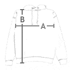 Schema Taglie Felpa Cappuccio Senza tasca