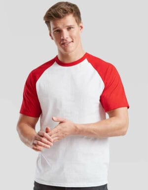 Maglietta uomo baseball maniche corte