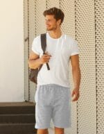 Fruit of the loom shorts grigio melange