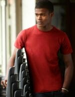 Maglietta da uomo aderente rossa