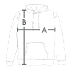 Schema Taglie Felpa Cappuccio Bicolore