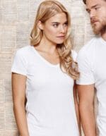 Stedman donna bio scollo v bianca