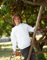 Personalizza felpa bambino fruit of the loom con cappuccio