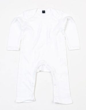 Tutina neonato personalizzata bianca