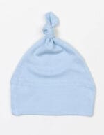 Cappellino personalizzato azzurro con nodo