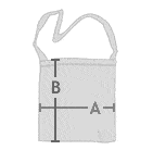 Schema Taglie Borsa Tracolla Bio