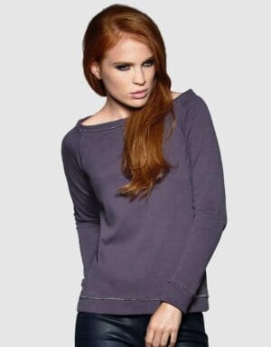 Felpa donna french terry