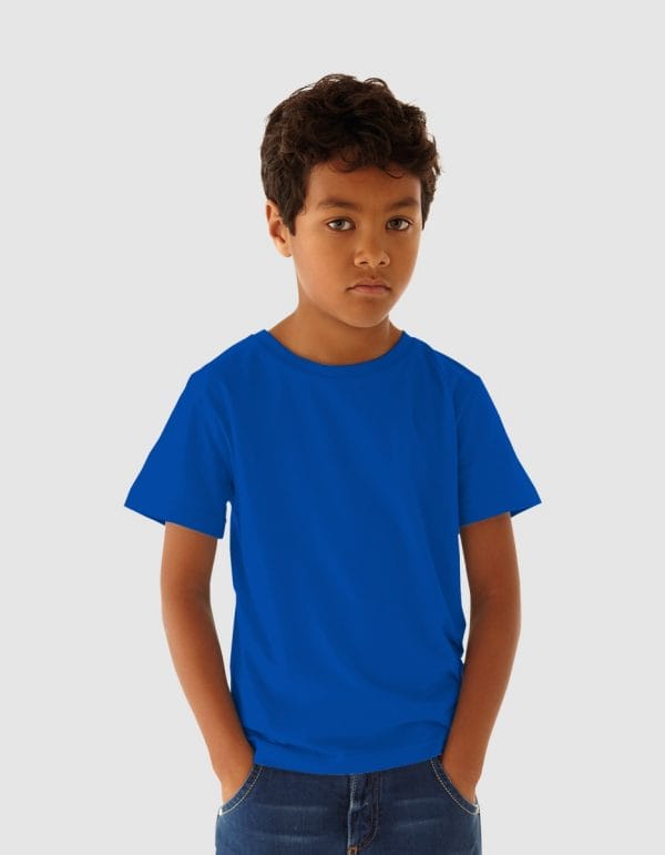 Personalizza t-shirt bio blu royal