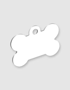 Medaglietta per cani con osso