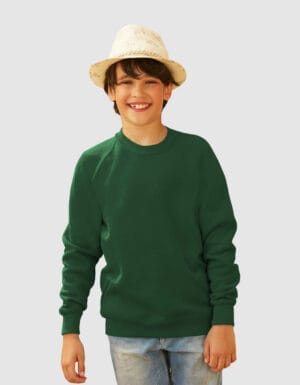 Felpa bambino basic girocollo