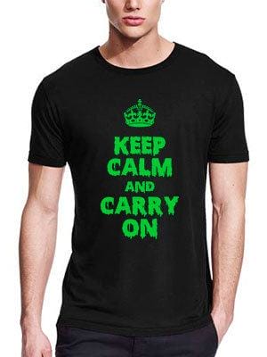 Personalizza maglietta keep calm and carry on