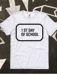 Magliette personalizzate primo giorno di scuola