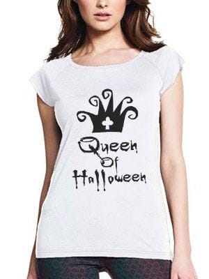 Personalizza maglietta bamboo queen of halloween