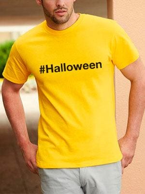 Personalizza maglietta hashtag halloween