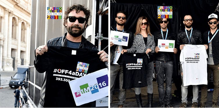 Magliette eventi concerto primo maggio