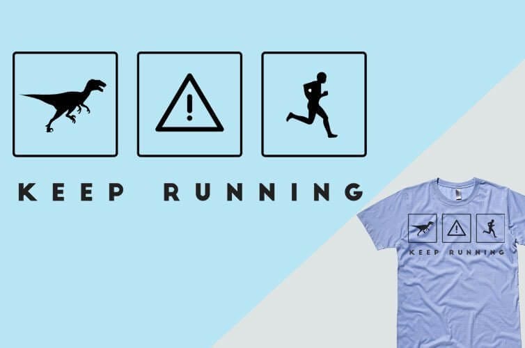 Crea magliette per lo sport-corsa