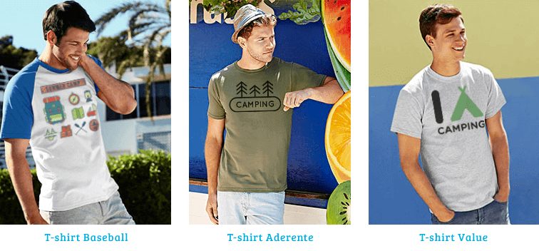 Magliette da portare in campeggio
