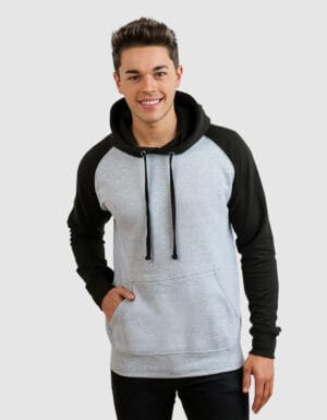 Felpa baseball maniche colorate unisex