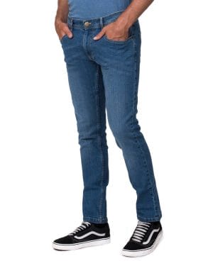 Jeans da uomo colore mid denim da personalizzare