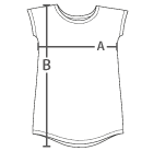 Taglie maglietta lunga Mantis