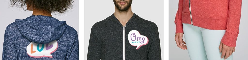 Felpe leggere personalizzate