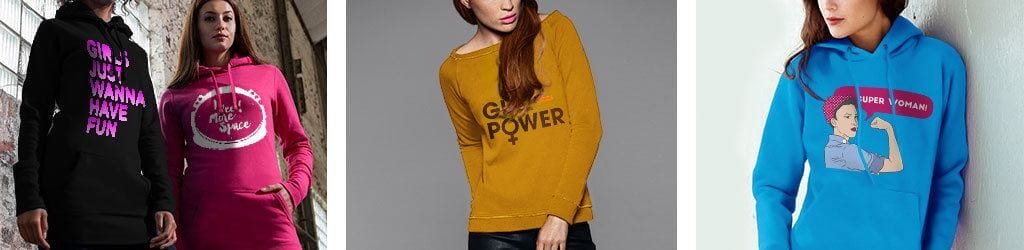 Felpe donna personalizzate