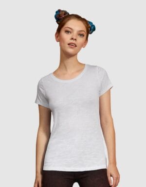 Maglietta donna vintage cotone bio