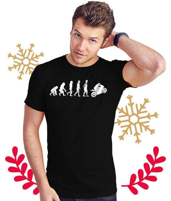 Idea regalo natale maglietta sport moto