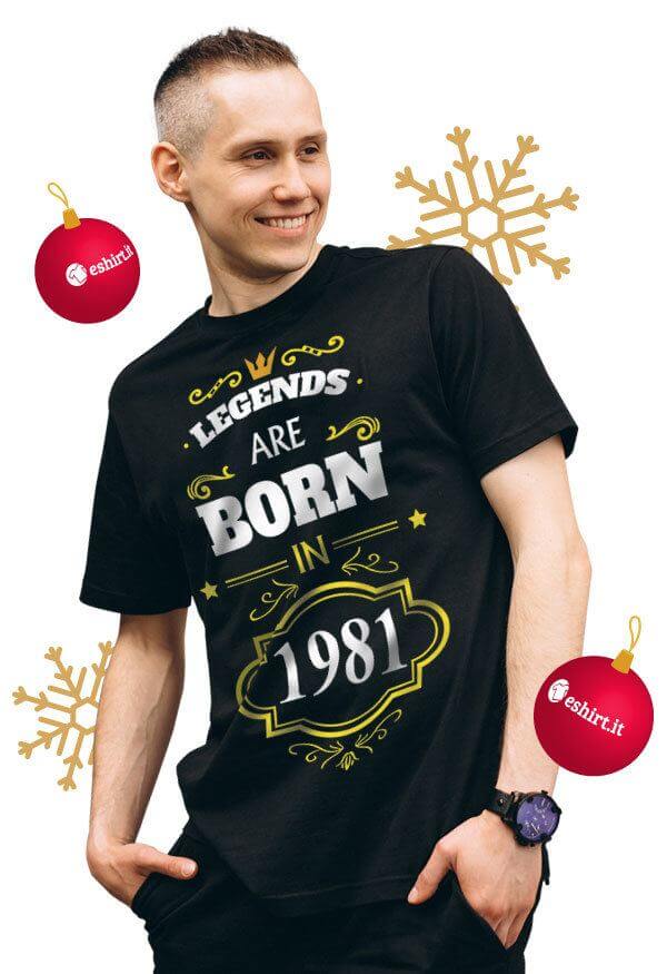 Idea regalo maglietta anno di nascita uomo
