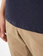 Maglietta uomo vintage bio b&c dettaglio