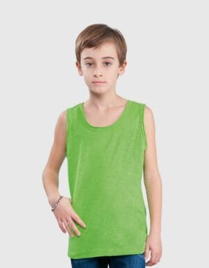 Canotta bambino cotone fiammato Made in Italy