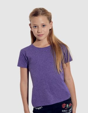 Fruit of the Loom Iconic T Girls maglietta bambina