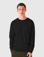 Organic crew neck felpa uomo girocollo