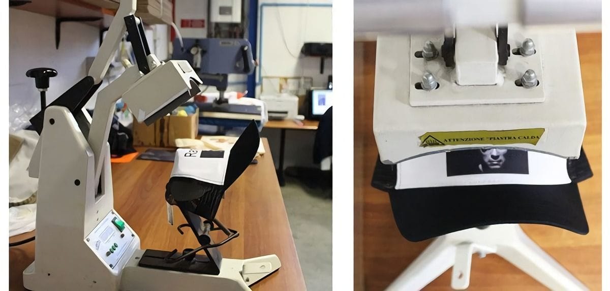 Stampa digitale transfer su cappellino