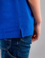 Evolution polo kids black spider dettaglio spacchetto