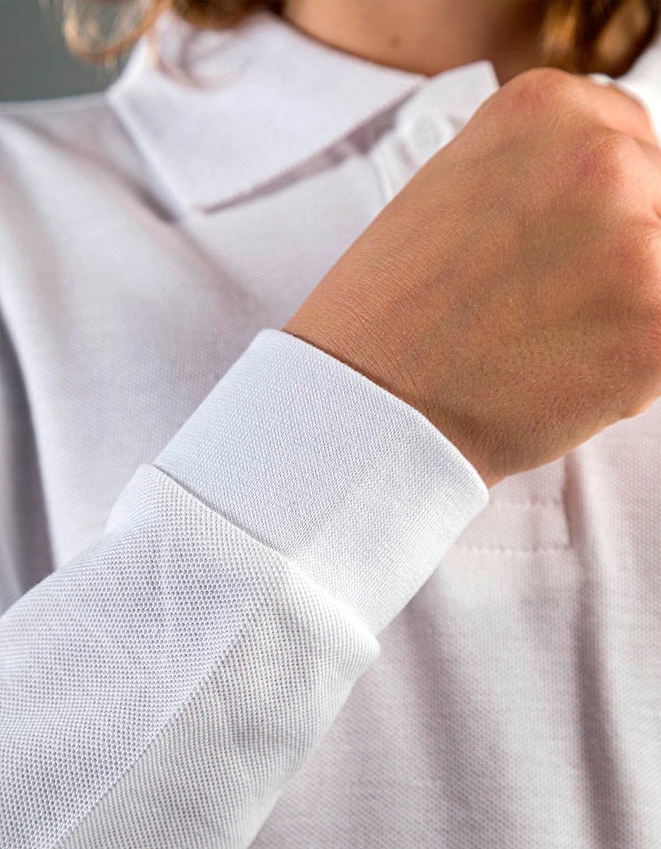 Evolution polo kids manica lunga black spider dettaglio manica