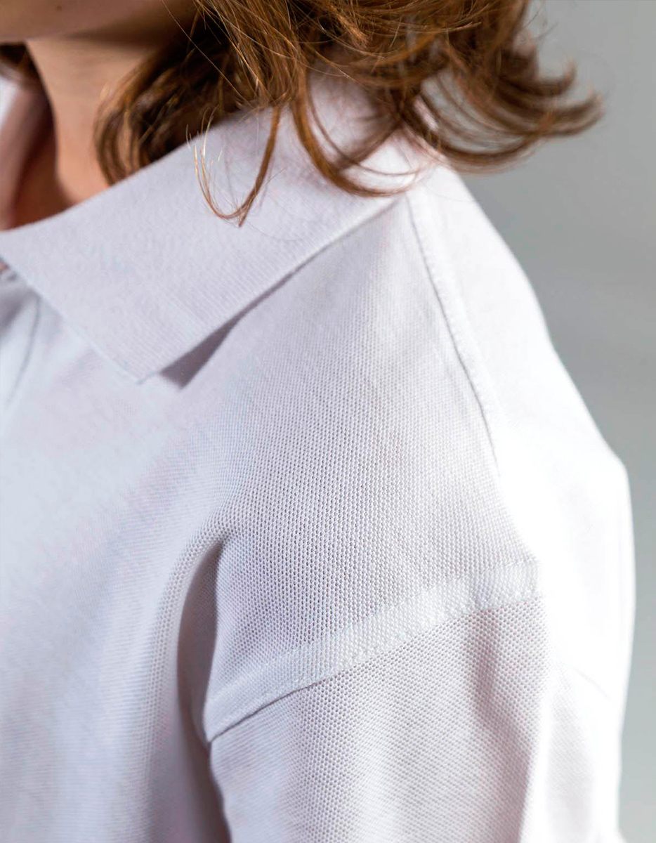 Evolution polo kids manica lunga black spider dettaglio spalla