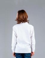 Evolution polo kids manica lunga black spider retro