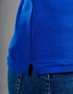 Evolution polo woman black spider dettaglio spacchetto