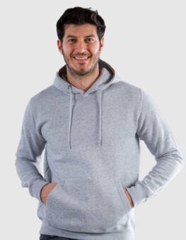 Hooded felpa con cappuccio uomo Black Spider