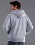 Hooded full zip black spider retro